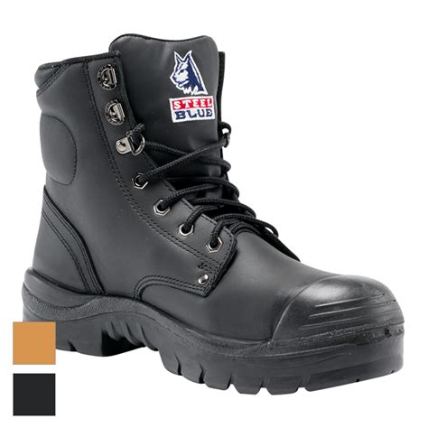 safety steel cap boots.